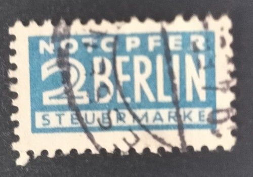 Briefmarke notopfer - briefmarke,