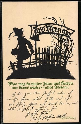 Künstler georg plischke - künstler-ak,