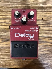 Boss DM-3 Delay Gitarrenpedal Made in Japan (Green Label) 1986