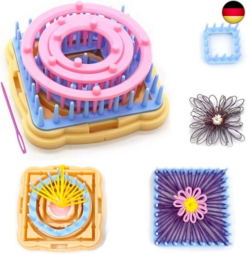 Flower loom kit round - loom, kit,