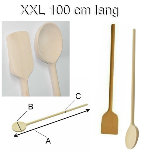 Xxl holzkochlöffel 1000 mm - ,
