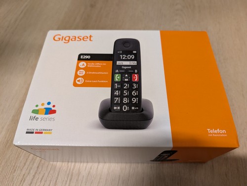 Gigaset e290 dect telefon - gigaset,