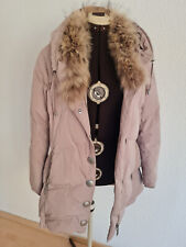 MADELEINE Winter Daunenjacke mit Kapuze, elfenbein-beige, Gr. 36