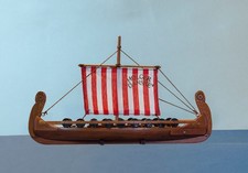 Wikinger Drachenboot, fertiges