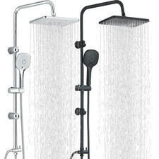 Duschset ohne Armatur Regendusche Dusch Kopf Handbrause Edelstahl Duschsystem