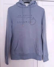 Sweatshirt Kapuze Kapuzenjacke Kapuzenhoodie Hoodie Kapuzenpullover Gr. XS Blau