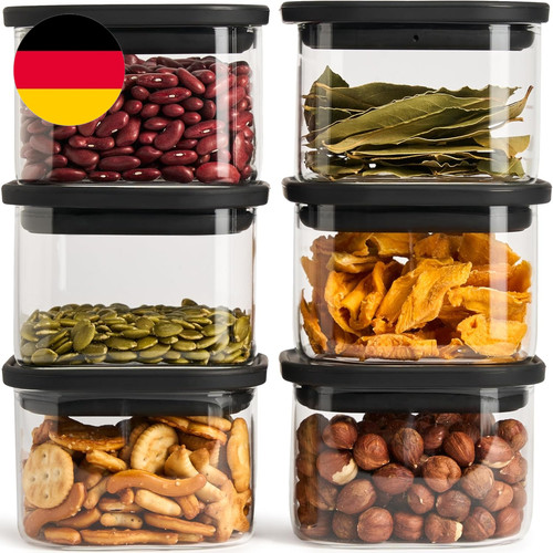 Vorratsgläser eckig mit - eckig,