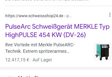 Merkle Schweißgerät High puls 454 