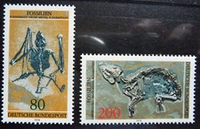 Bund 1978 Nr. 974-975 Fosilien Fledermaus Urpferdchen postfrisch ** (74)