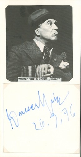 Autogrammkarte schauspieler - autogrammkarte,