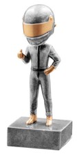 Spaßige motorsport figur mit - spaßige, motorsport-figur