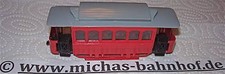Strassenbahn anhänger rot imu - rot,