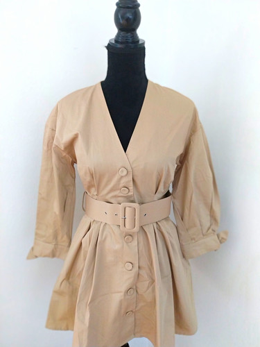 Zara damen hemdblusenkleid - zara,