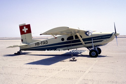 Pilatus porter fao - pc-6, hb-fao