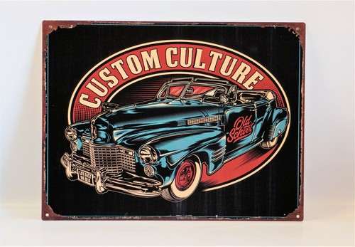 Blechschild custom culture - custom,