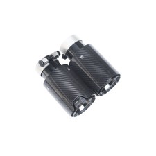 Carbon fiber auspuffblende - 2x,