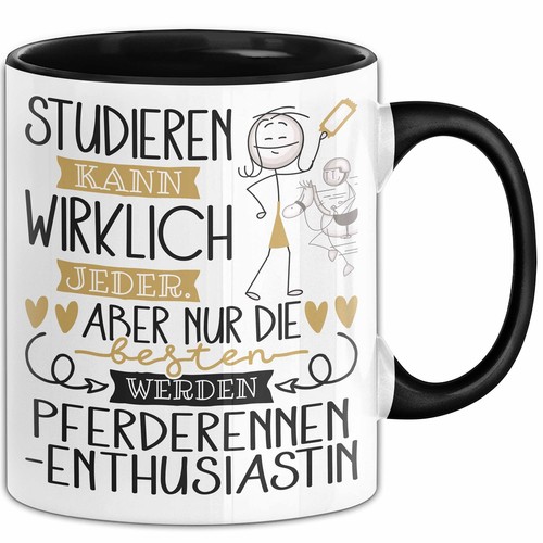 Pferderennen-Enthusiastin