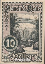 Banknoten Klaus 1920 Notgeld