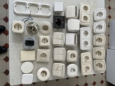Konvolut alte steckdosen und - steckdosen,