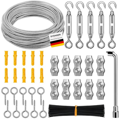 30m drahtseil stahlseil mit - 30m,
