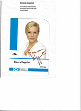 Bianca Kappler, Leichtathletik, Autogrammkarte signiert