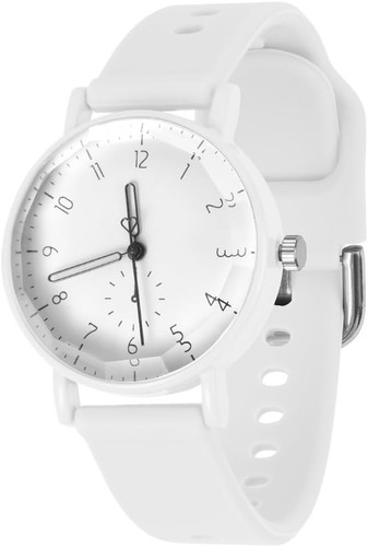 Damenuhr mit silikonarmband - mit,