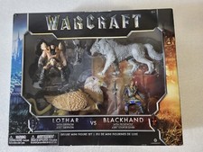 World of Warcraft WoW Minifiguren Set Lothar +Gryphon vs Blackhand +Frostwolf