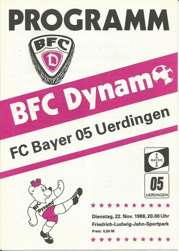 Bfc dynamo berlin bayer 05 - berlin,