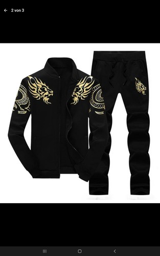 Jogginganzug tiger design gold - jogginganzug,