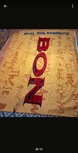 Bon jovi fahne banner - bon, fahne/banner