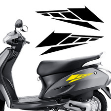 2 Motorrad Aufkleber Zubehör 20x8 Abziehbilder Sticker Roller Heckbox JDM