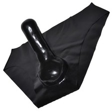 Latex unterhose mit - mit, hülle