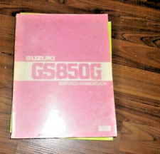 Suzuki GS850G Service-Handbuch Wartungshandbuch Reparatur 1979/80 