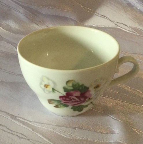 Kaffeetasse blumen dekor ddr - dekor,