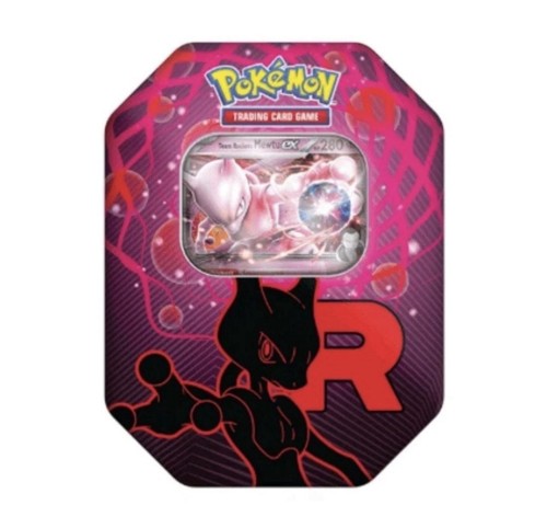 Pokemon trading cards tin box - trading,