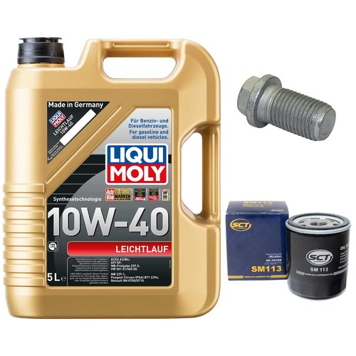 Motoröl filter set - set, 10w-40