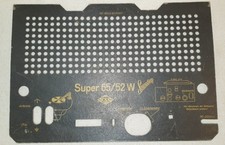 nur Rückwand von altes Radio