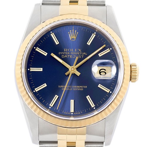 Rolex datejust 18k gelbgold - rolex,