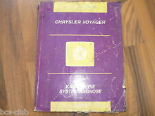 #J011 CHRYSLER VOYAGER 1996 KAROSSERIE SYSTEM DIAGNOSE WERKSTATT HANDBUCH