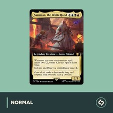 MTG | Saruman, the White Hand | LORD OF THE RINGS | EXTENDED ART | NM | EN 