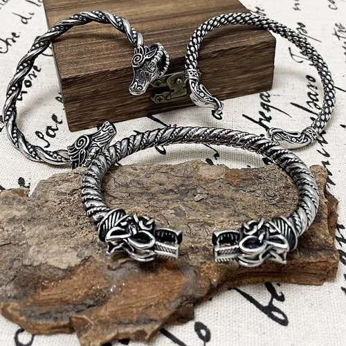 Wikinger drachen armreif - wikinger,