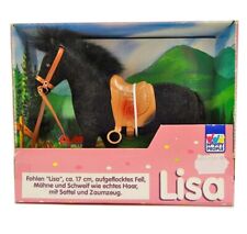 Fohlen Lisa 17 cm mit Fell