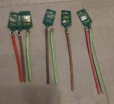 HUNTER Halsband Hund Katze Welpe tiny petit Nappaleder Größe 21 24 27 30 NEU