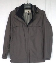 Trecking-Jacke SALEWA Gr. 38 grau Outdoor wandern Kapuze Modell Kerry PTX Trekki