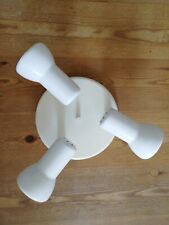 KPM Leuchte Retro Decken Strahler 3 Armig Weiß Beige gebraucht, funktioniert