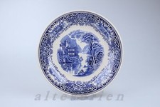 Servierteller Myott Old England blau blue