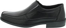 Rieker Herren Slipper schwarz