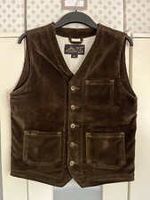 Pike Brothers 1937 Roamer Vest cord dark brown - Size M