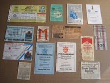 14 Stück alte Eintrittskarten