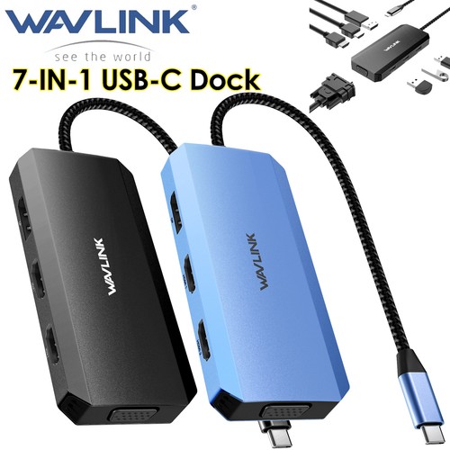 Wavlink usb dockingstation - usb-c,